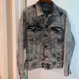 zara acid wash denim jacket